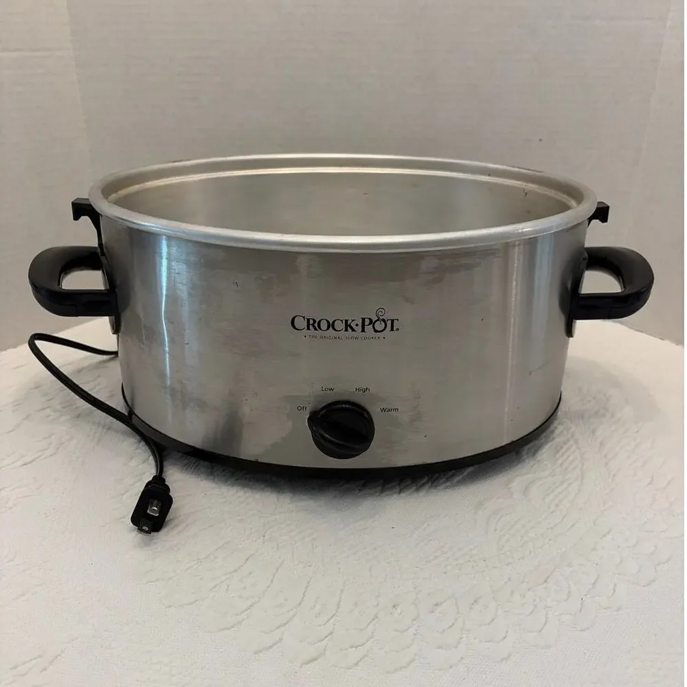 Crock-Pot SCCPVL600-S 6 Qt Slow Cooker Replacement Base Only Tested Works